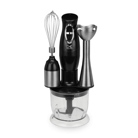 3-in-1 Immersion Blender, Chopper, and Mixer, Black - Picture 2 of 6